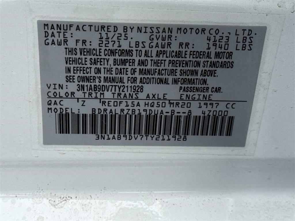 new 2026 Nissan Sentra car, priced at $30,795