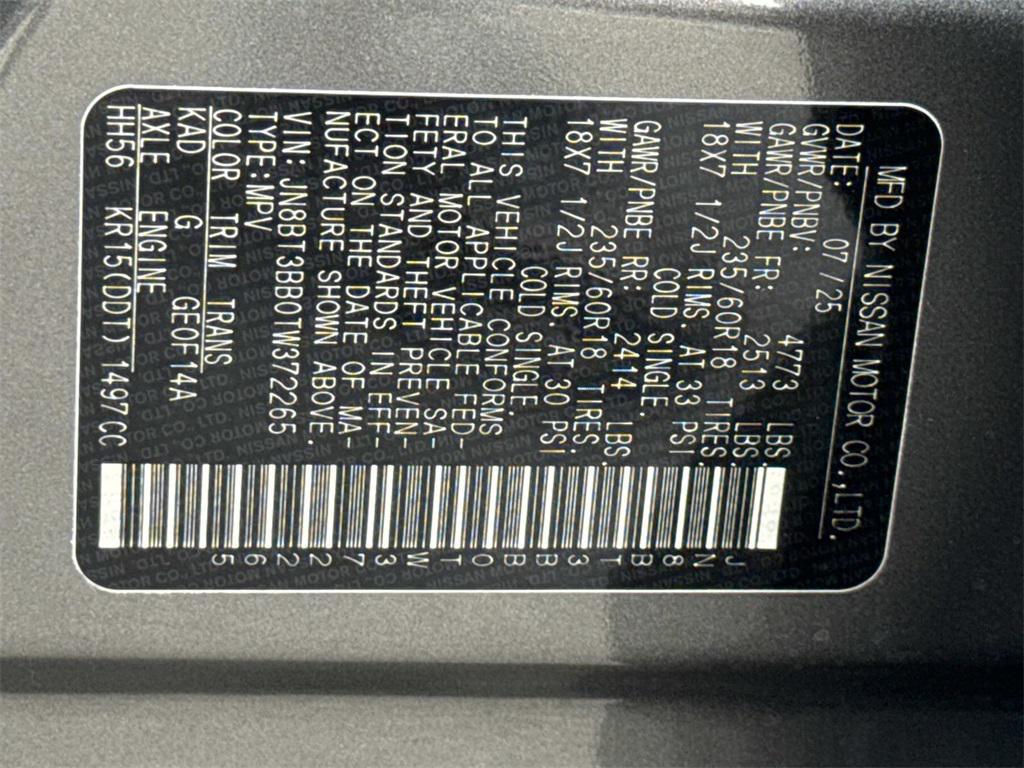 new 2026 Nissan Rogue car, priced at $27,359