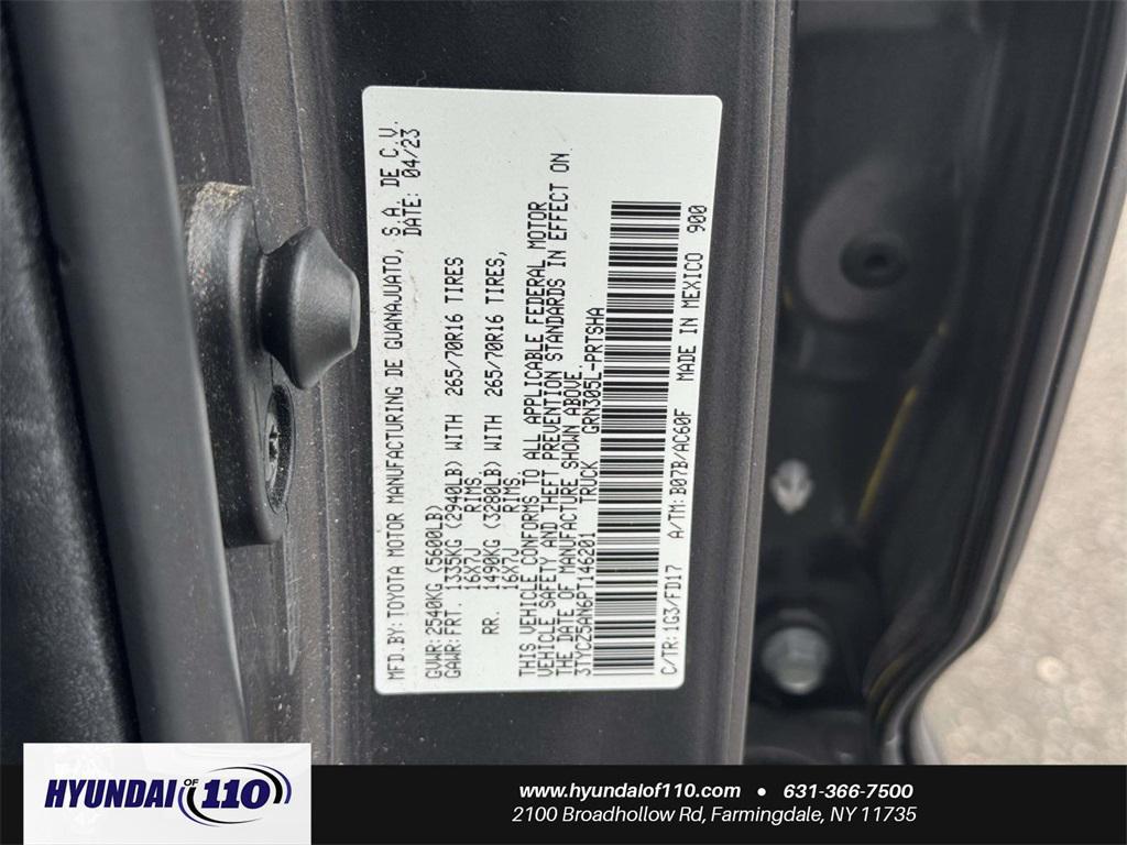 used 2023 Toyota Tacoma car, priced at $35,095