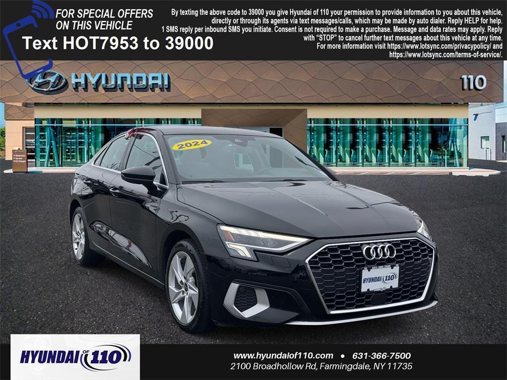 used 2024 Audi A3 car, priced at $22,595