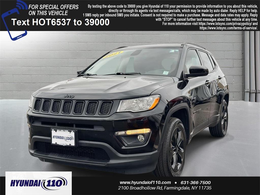 used 2021 Jeep Compass car, priced at $15,495