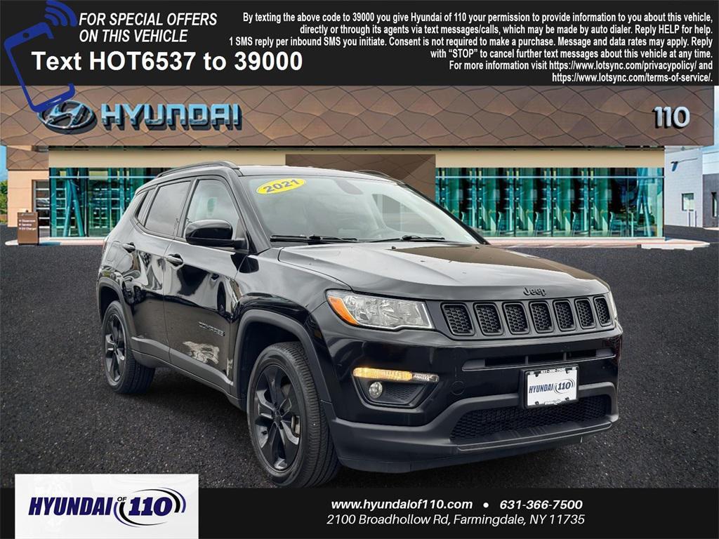 used 2021 Jeep Compass car, priced at $15,495