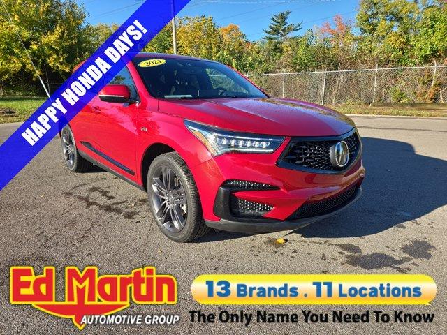 used 2021 Acura RDX car, priced at $31,400