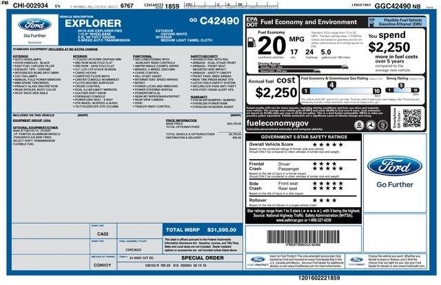 used 2016 Ford Explorer car, priced at $10,877