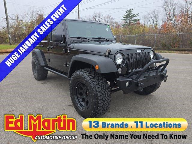 used 2017 Jeep Wrangler Unlimited car, priced at $15,500