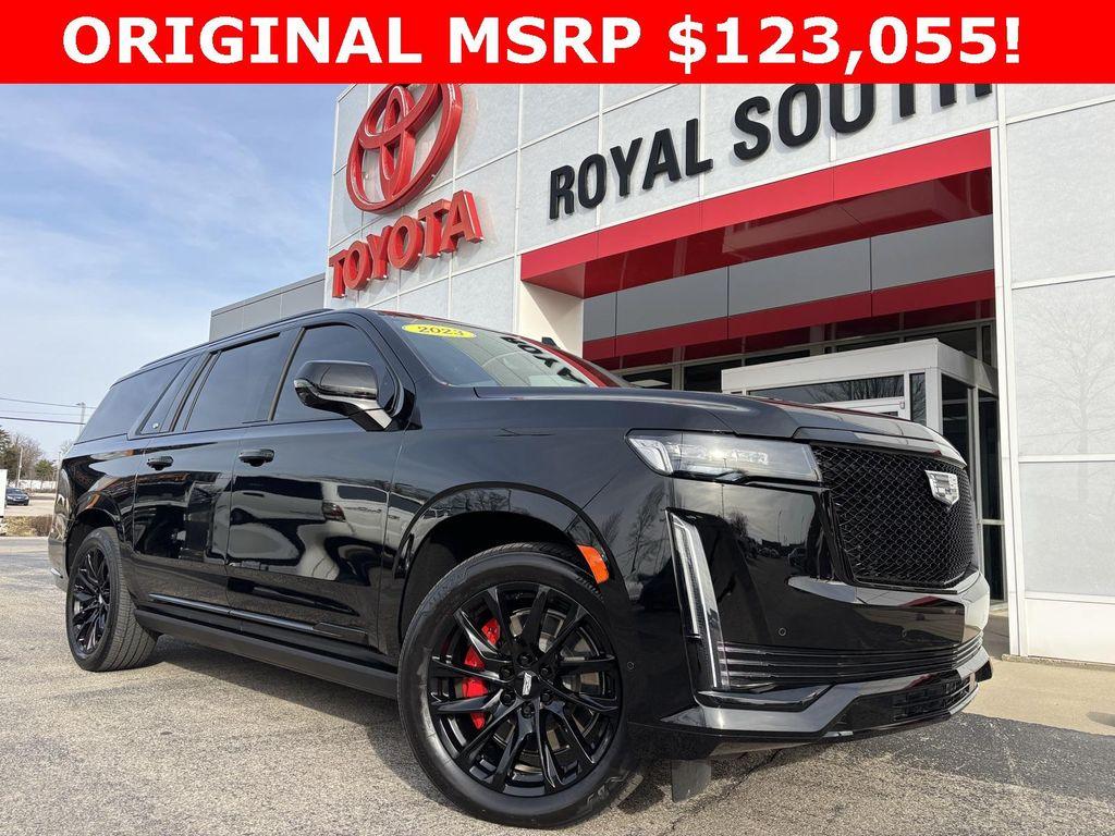 used 2023 Cadillac Escalade ESV car, priced at $82,999