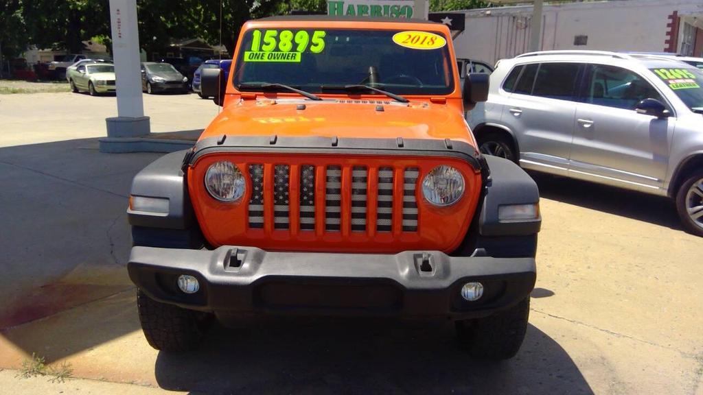 used 2018 Jeep Wrangler car, priced at $15,895