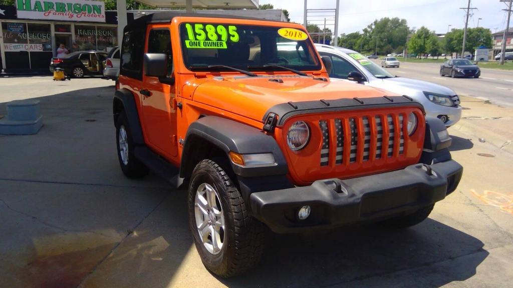 used 2018 Jeep Wrangler car, priced at $15,895