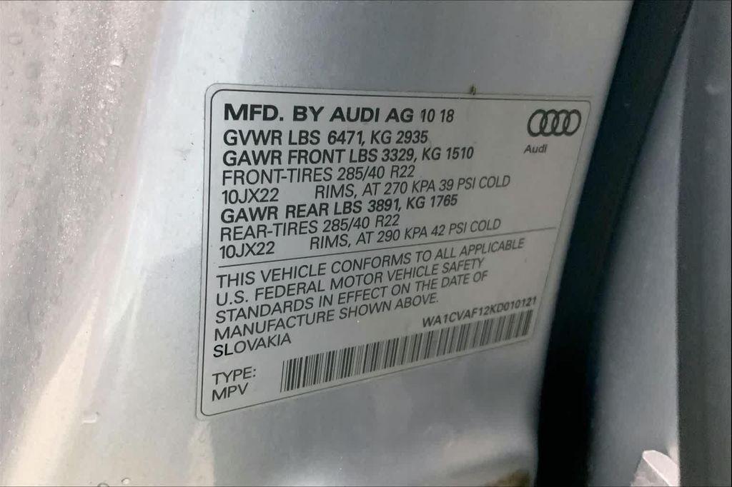 used 2019 Audi Q8 car, priced at $34,870