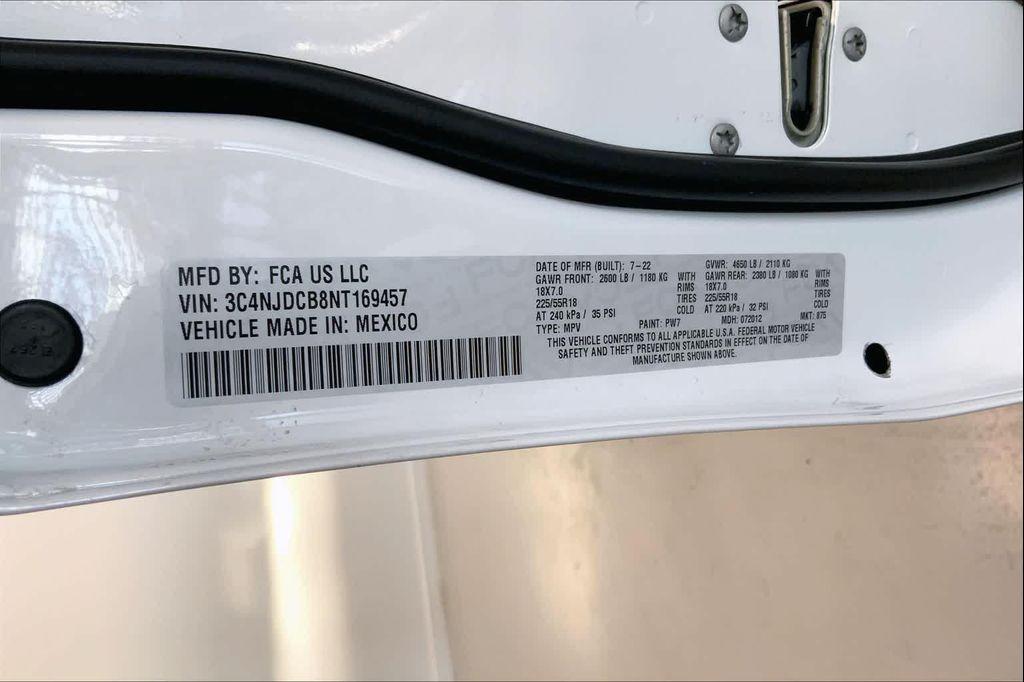 used 2022 Jeep Compass car, priced at $23,440