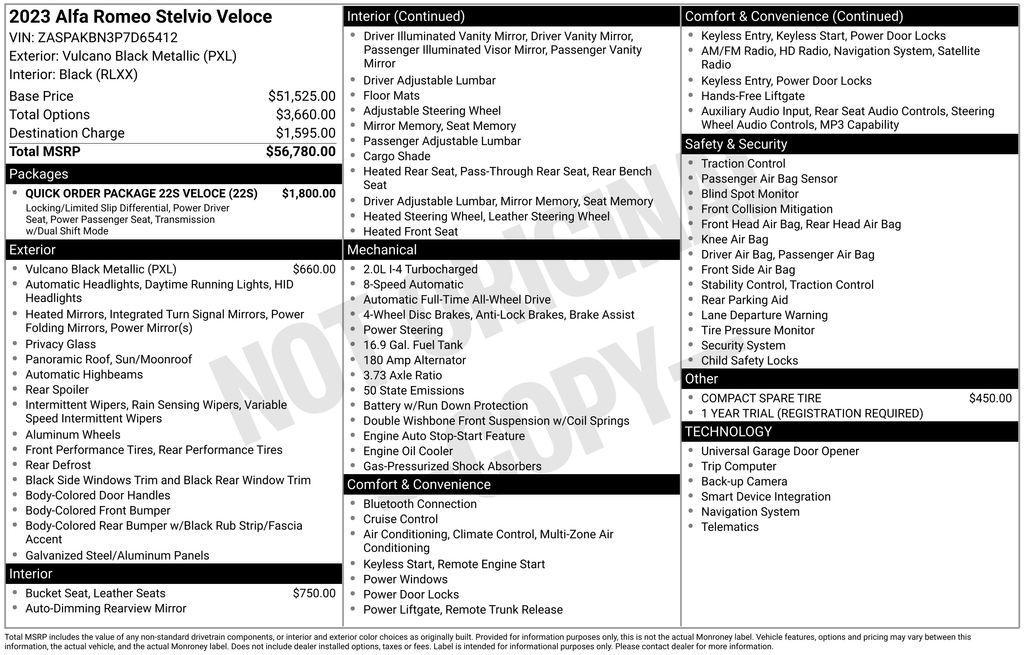 used 2023 Alfa Romeo Stelvio car, priced at $33,273
