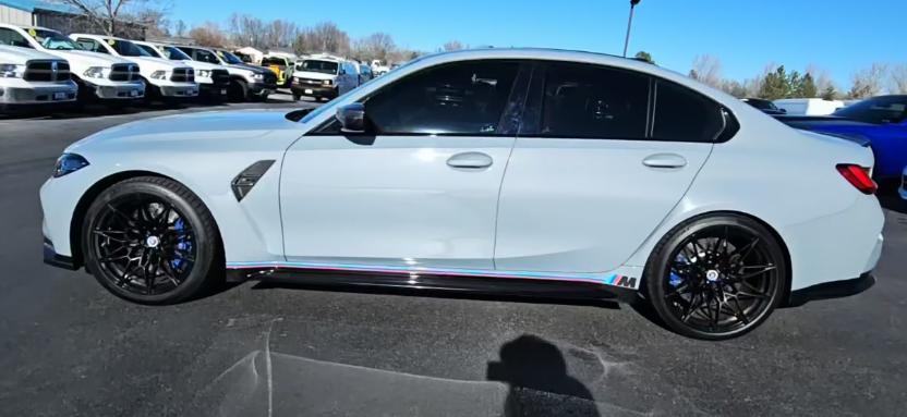 used 2023 BMW M3 car, priced at $74,692