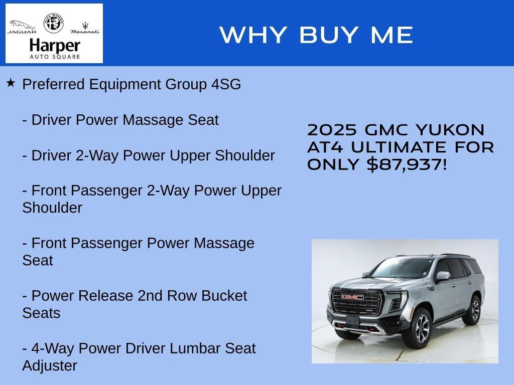 used 2025 GMC Yukon car, priced at $87,937
