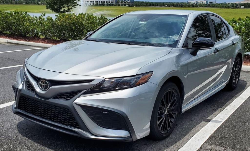 used 2021 Toyota Camry car, priced at $24,649