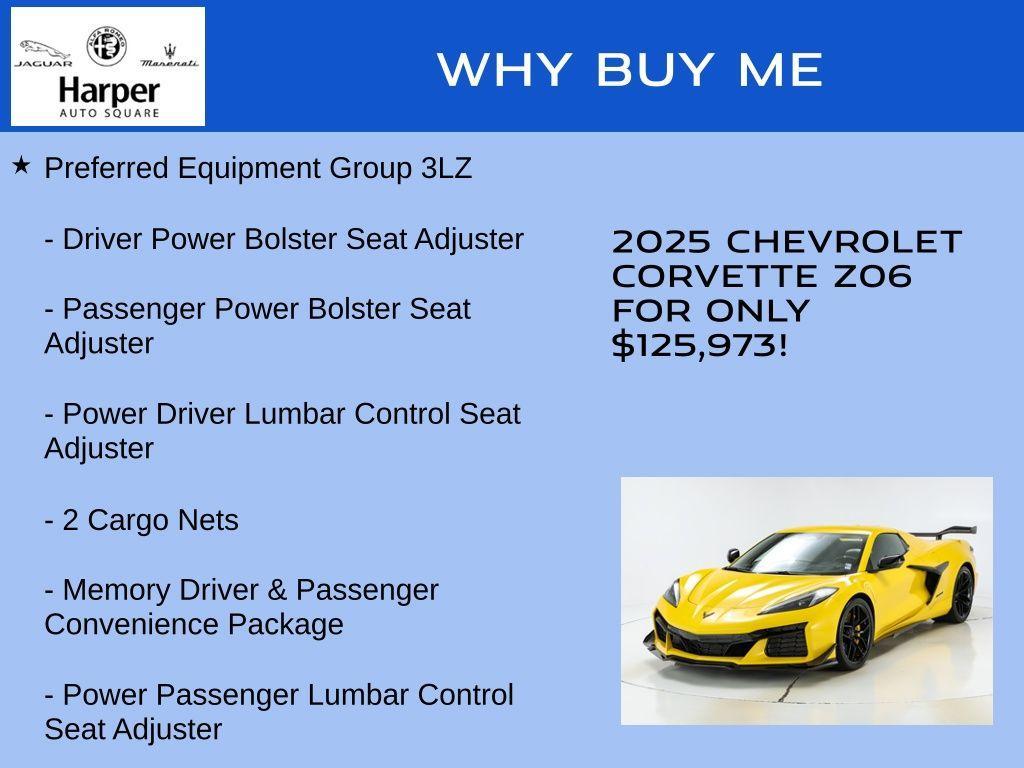 used 2025 Chevrolet Corvette car, priced at $125,973
