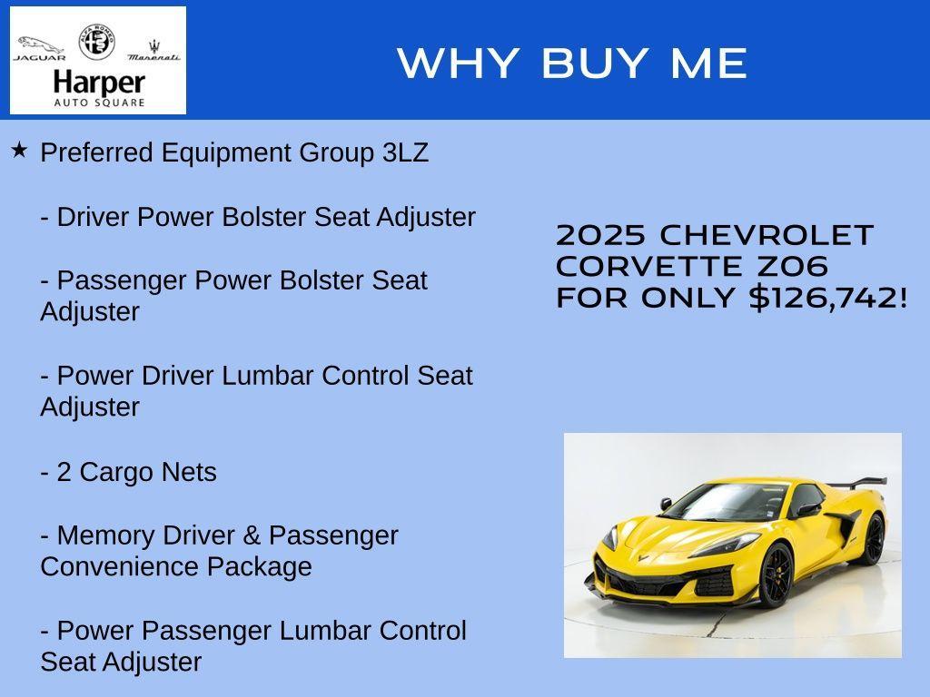 used 2025 Chevrolet Corvette car, priced at $126,742