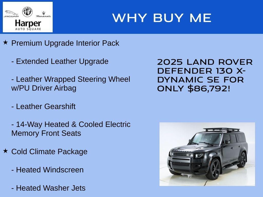 used 2025 Land Rover Defender car, priced at $86,792