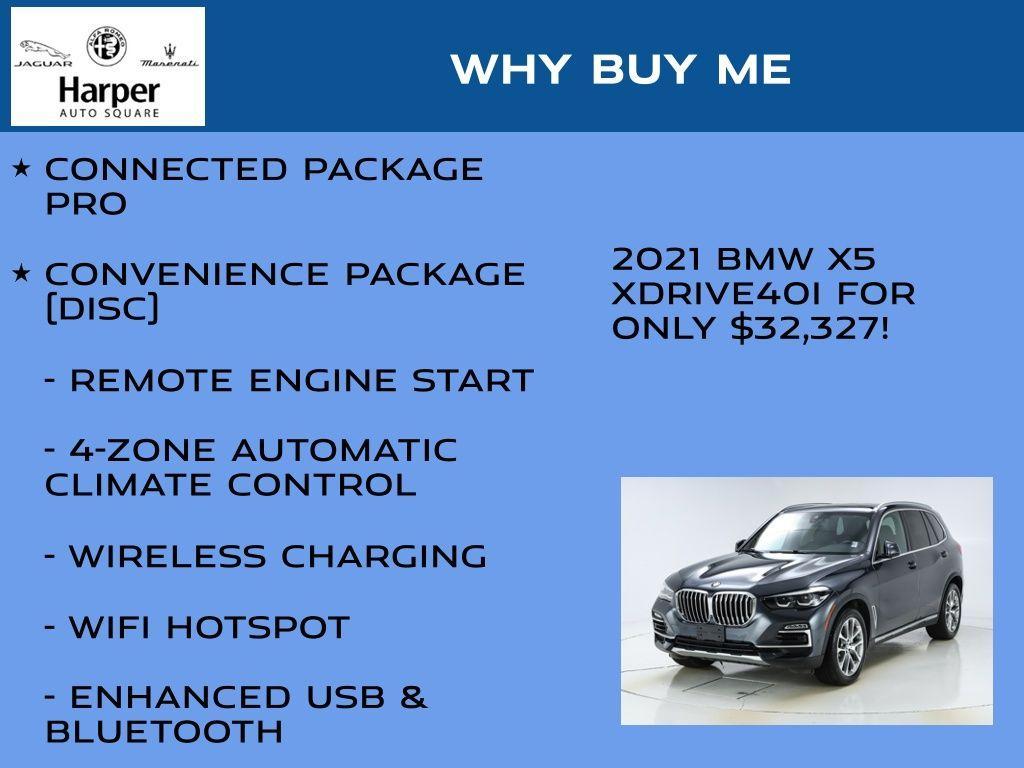 used 2021 BMW X5 car, priced at $32,327