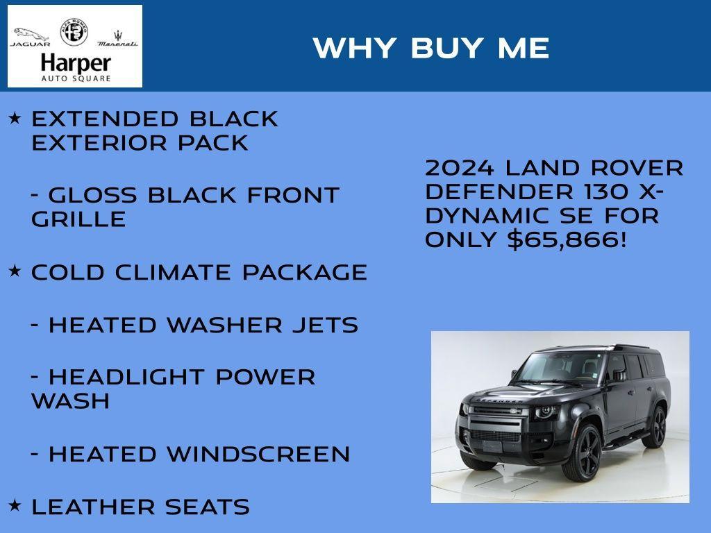 used 2024 Land Rover Defender car, priced at $66,435