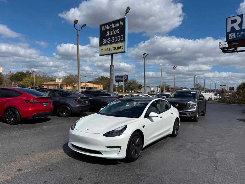 used 2023 Tesla Model 3 car, priced at $23,491