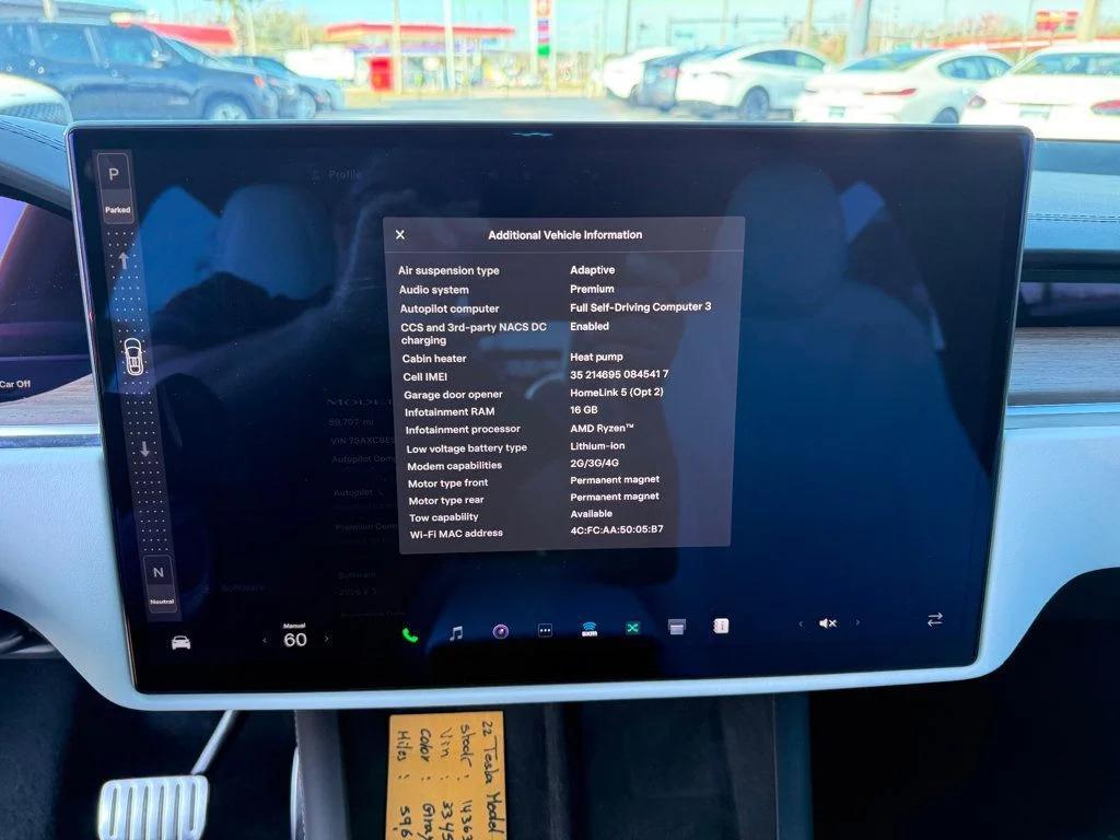 used 2022 Tesla Model X car, priced at $48,991