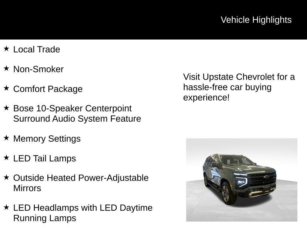 used 2025 Chevrolet Tahoe car, priced at $70,989