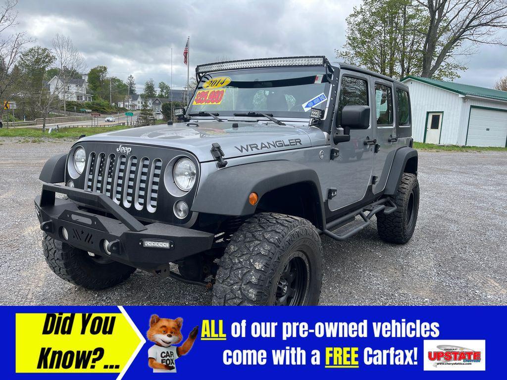 used 2014 Jeep Wrangler Unlimited car, priced at $21,677