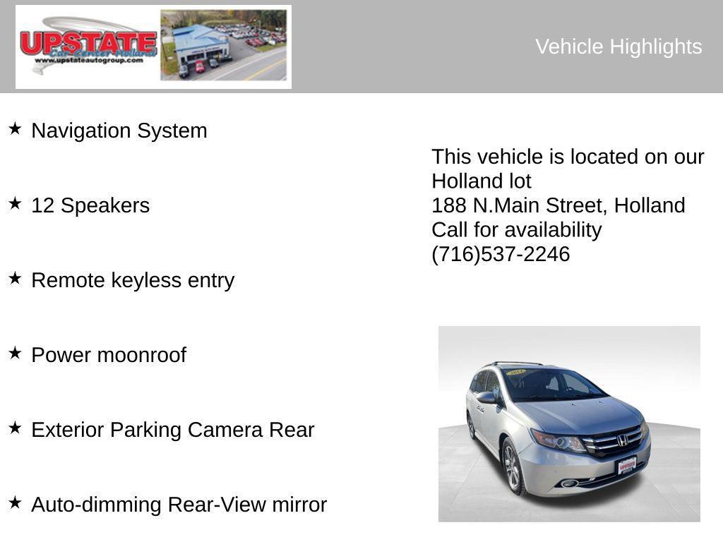used 2014 Honda Odyssey car, priced at $13,587