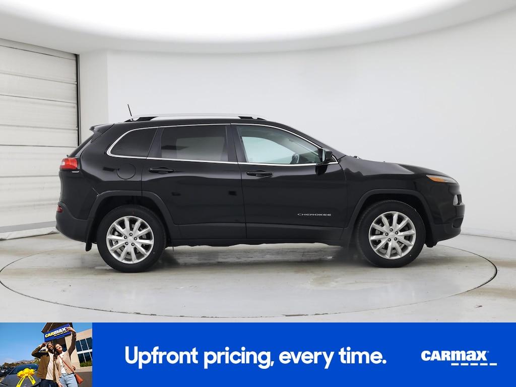used 2017 Jeep Cherokee car, priced at $15,998