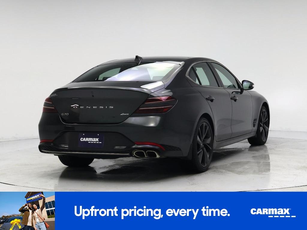 used 2023 Genesis G70 car, priced at $25,998