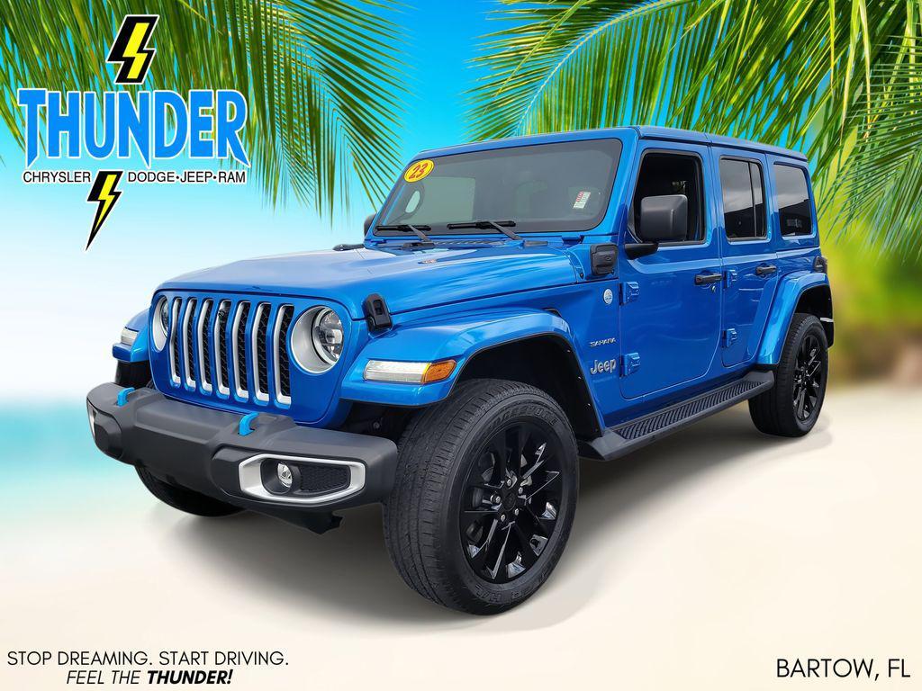 used 2023 Jeep Wrangler 4xe car, priced at $32,721