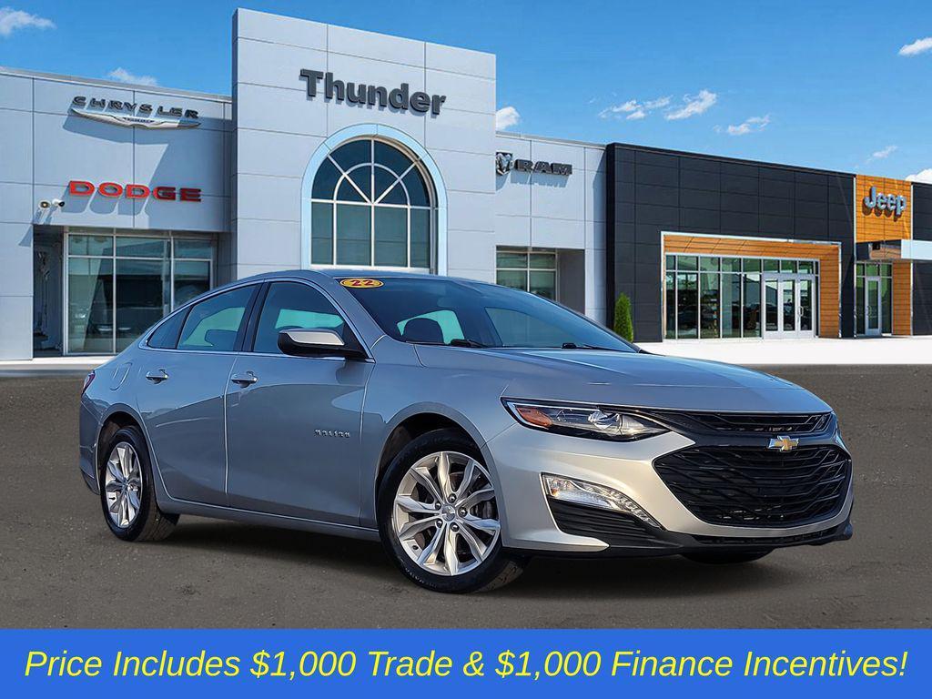 used 2022 Chevrolet Malibu car, priced at $15,969