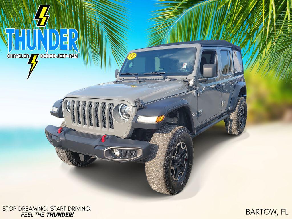 used 2018 Jeep Wrangler Unlimited car, priced at $19,344
