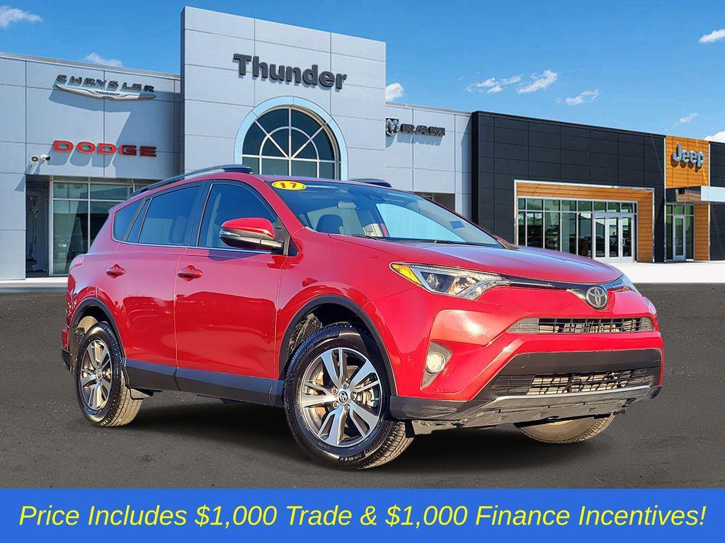 used 2017 Toyota RAV4 car, priced at $16,456