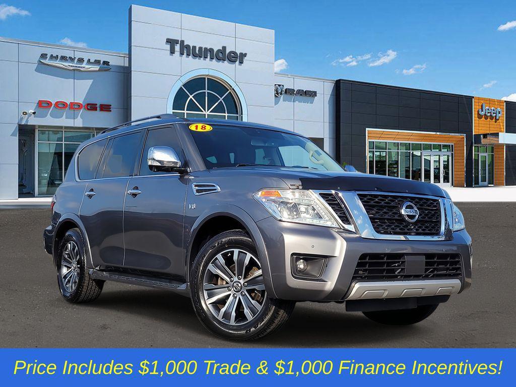 used 2018 Nissan Armada car, priced at $19,986