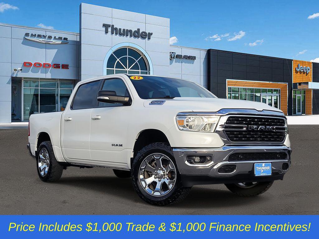 used 2022 Ram 1500 car, priced at $38,512