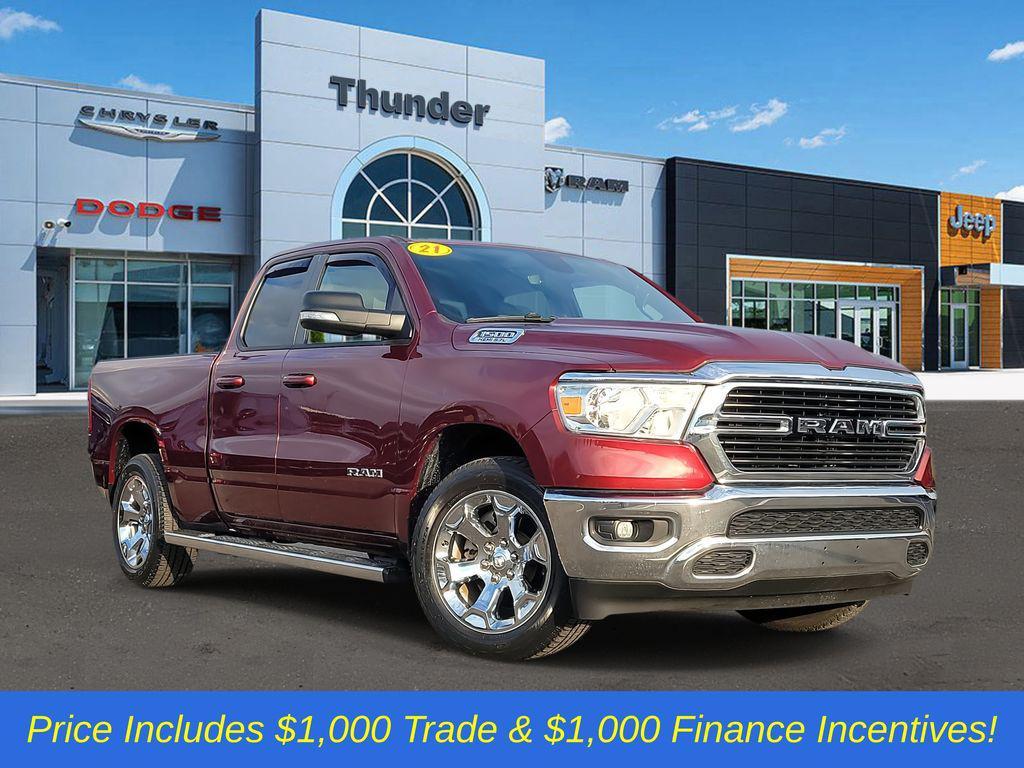 used 2021 Ram 1500 car, priced at $32,453