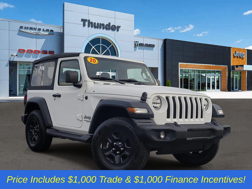 used 2020 Jeep Wrangler car, priced at $25,765