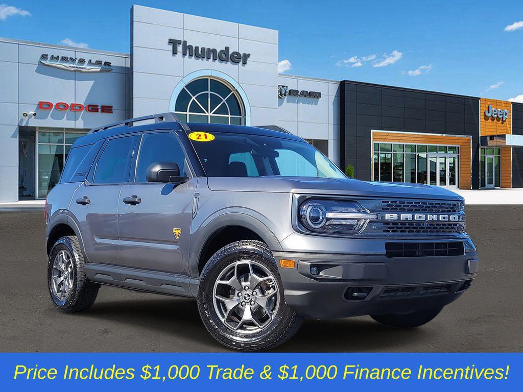used 2021 Ford Bronco Sport car, priced at $22,989
