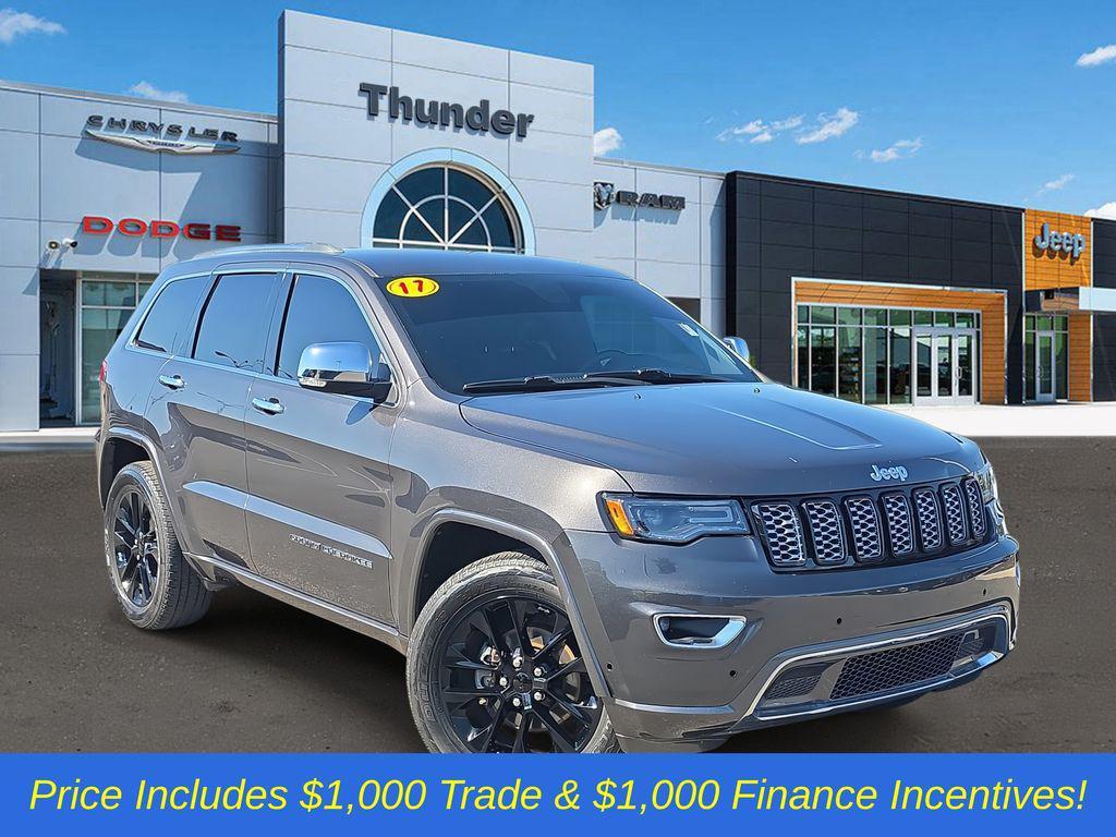 used 2017 Jeep Grand Cherokee car, priced at $13,105