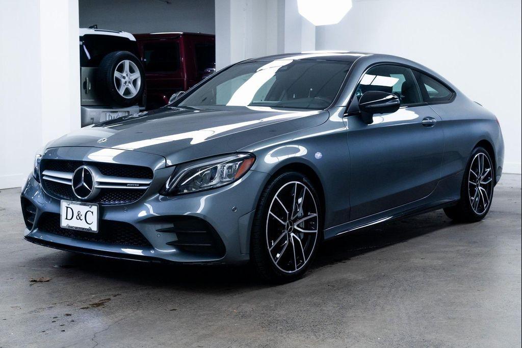 used 2022 Mercedes-Benz AMG C 43 car, priced at $47,990