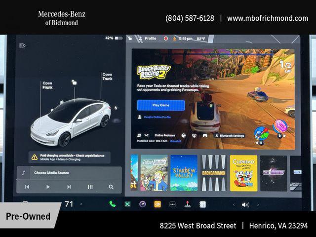 used 2021 Tesla Model 3 car, priced at $22,810