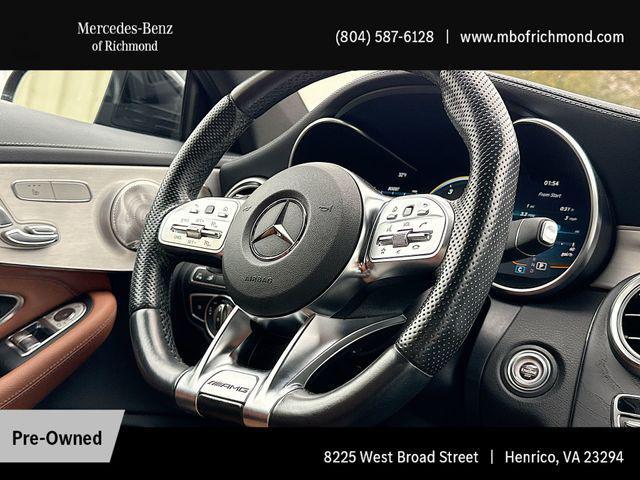 used 2022 Mercedes-Benz AMG C 43 car, priced at $44,997