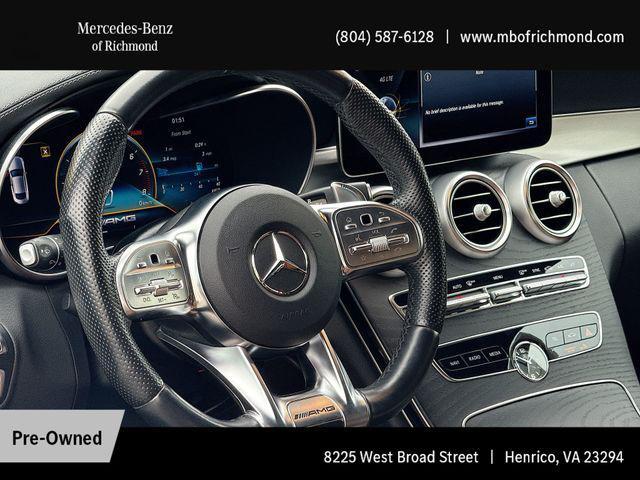 used 2022 Mercedes-Benz AMG C 43 car, priced at $44,997