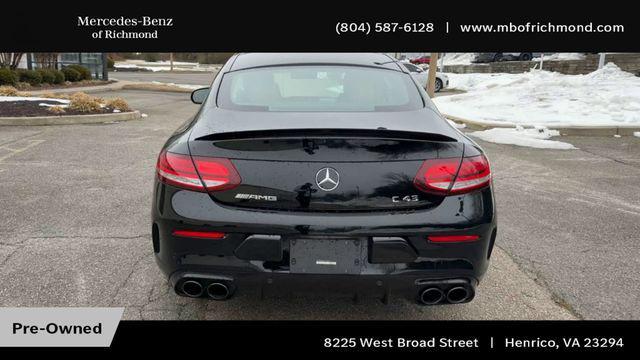 used 2022 Mercedes-Benz AMG C 43 car, priced at $44,997