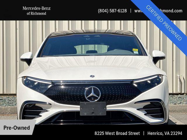 used 2022 Mercedes-Benz EQS 580 car, priced at $50,998