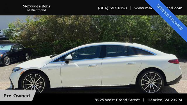 used 2022 Mercedes-Benz EQS 580 car, priced at $50,998