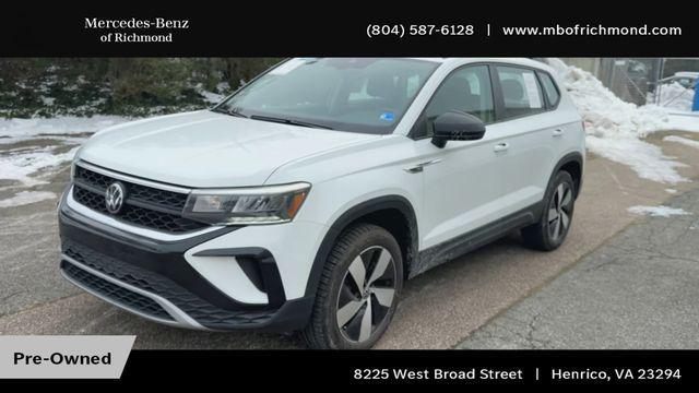 used 2024 Volkswagen Taos car, priced at $17,426