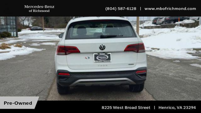 used 2024 Volkswagen Taos car, priced at $17,426