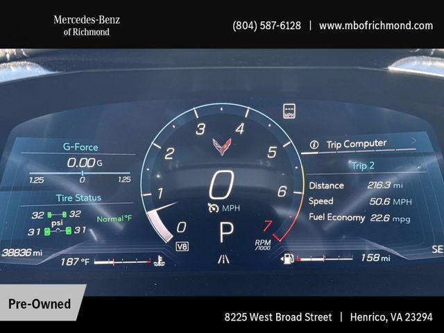 used 2022 Chevrolet Corvette car, priced at $63,994